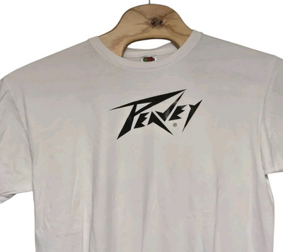 #ad Peavey Electronics Guitar T Shirt Men#x27;s XL Vintage 00s White $14.40