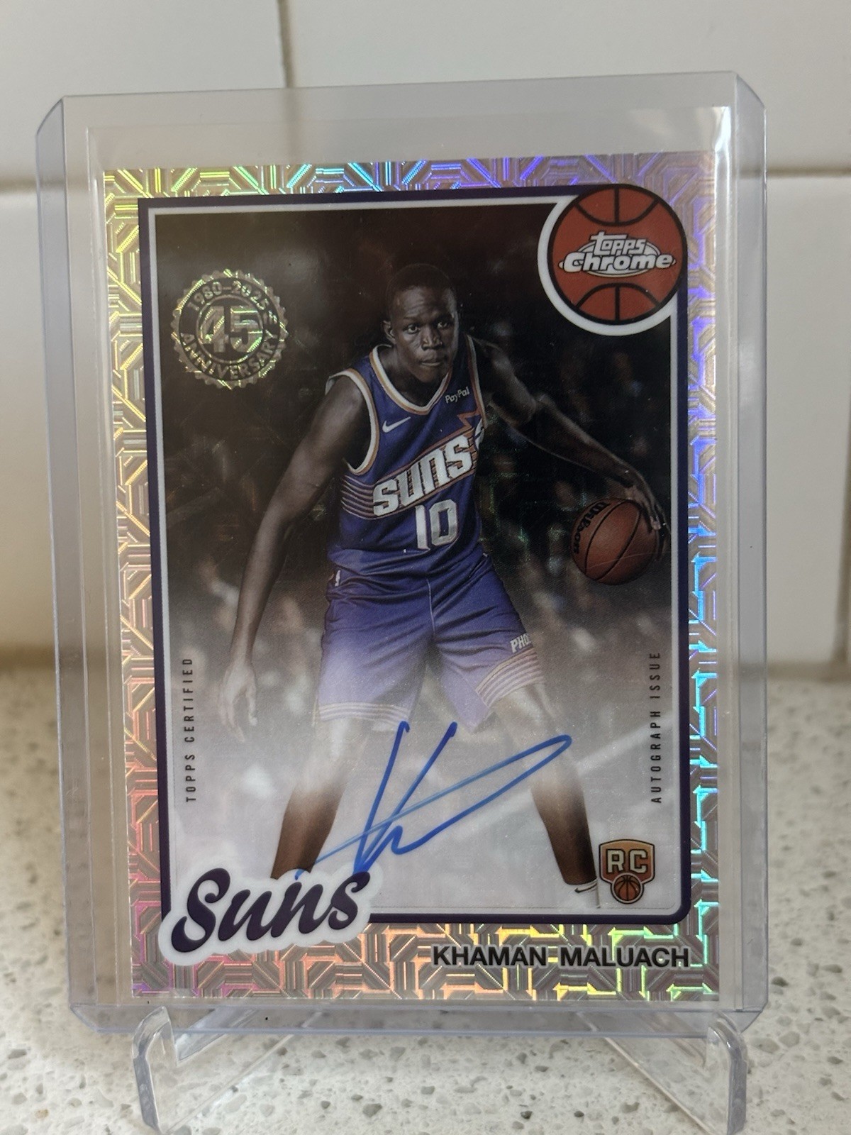Khaman Maluach Rookie Mojo Auto - 2025 Topps Basketball