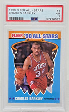 1990 Fleer All Stars CHARLES BARKLEY Basketball Card PSA 7 NM