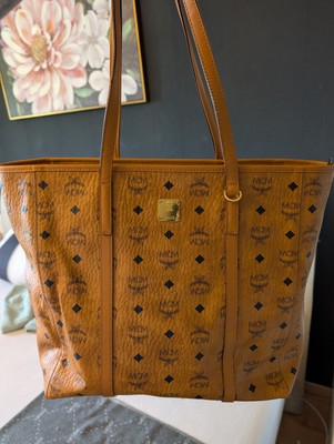 MCM Toni Shopper mit Reissverschluss in Visetos