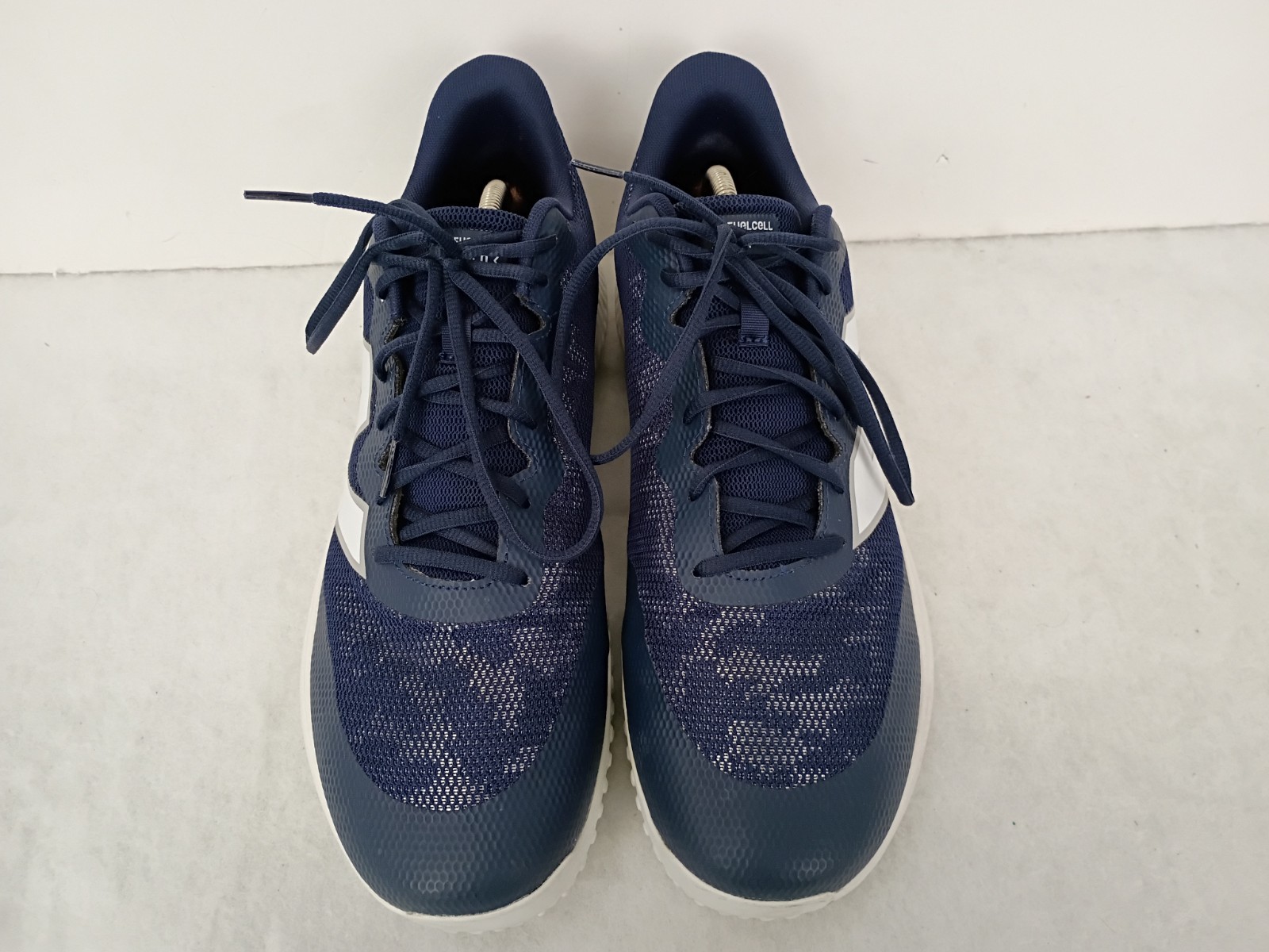 New Balance Mens 14 FuelCell 4040v7 Navy Blue White Baseball Turf Trainer Shoes thumbnail 7