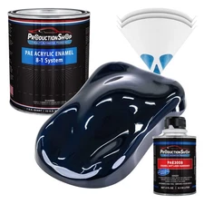 ProductionShop High Gloss Midnight Blue Pearl Acrylic Enamel Quart Kit Paint