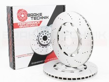 FOR AUDI RS6 C8 23- PAIR NEW REAR PERFORMANCE BRAKE DISCS 370MM 4K0615601A