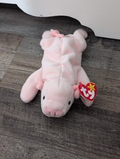 TY Beanie Baby Retired Squealer The Pig 1993 With Tags