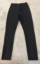 AYR women's pants size XS color black stretch elastic waist zip bottoms nice