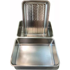 Extra Large Stainless Steel Sifting Litter Box