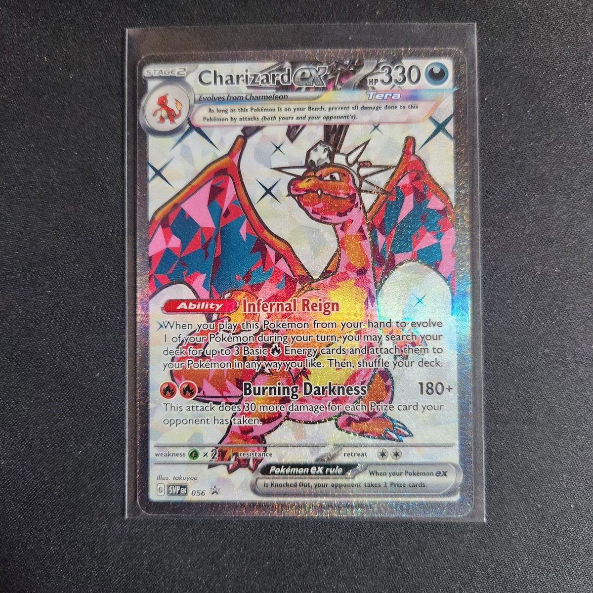 Pokémon Charizard ex SVP Black Star Promo 330 HP Holo Full Art
