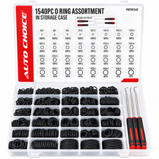 1540pc Assorted O RING SET Black Rubber Seals Sink Tap Washers Plumbing Air Gas