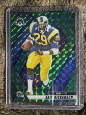 Eric Dickerson 2025 Panini Mosaic Green Prizm Los Angeles Rams #154