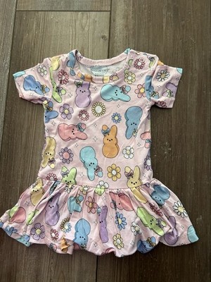 Posh Peanut Easter Bunny Peeps One Piece 6-12 Months Spring Bamboo