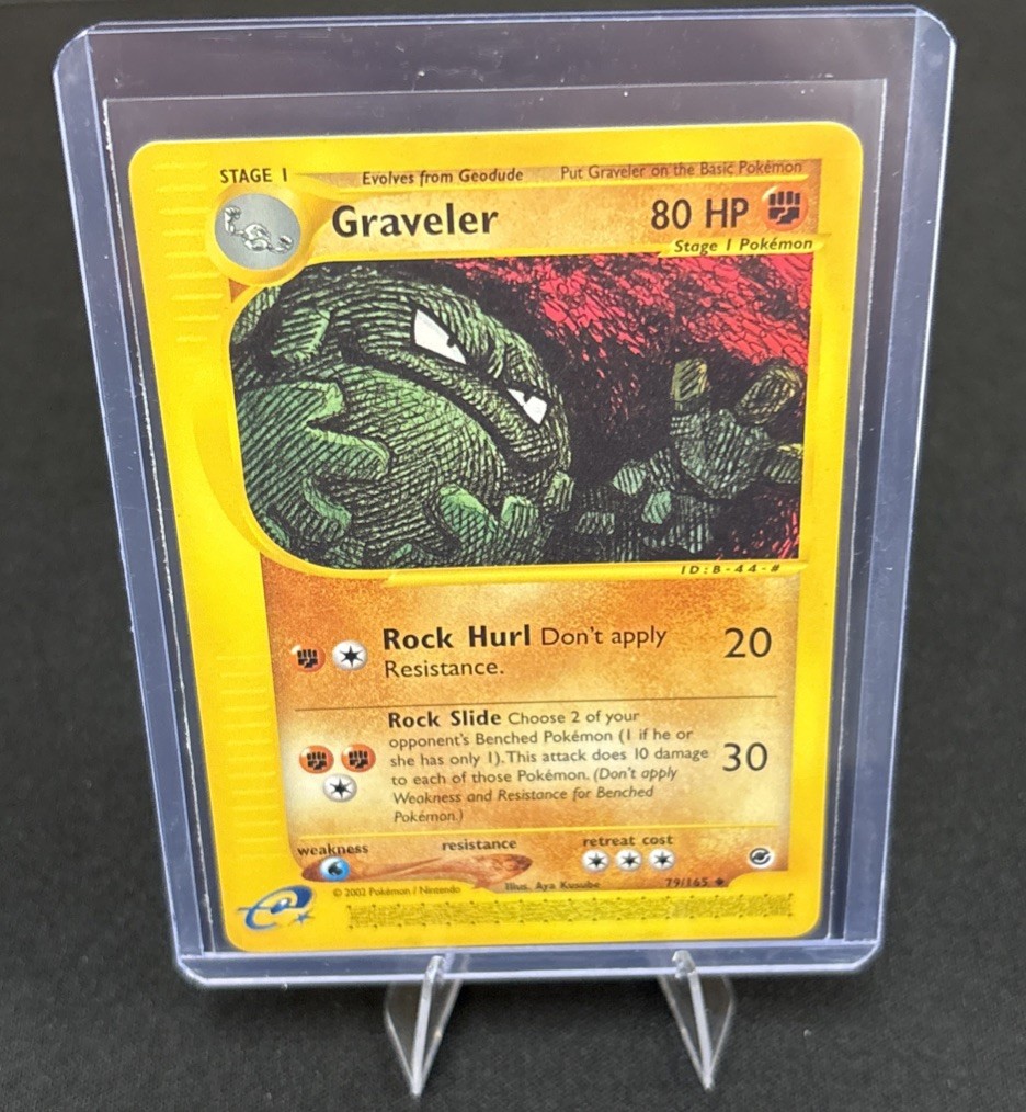 Rare GRAVELER - 79/165 - Expedition Base Set - Uncommon - Pokemon Card - NM