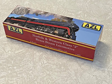 BRASS Z-scale AZL 17072-4 N&W J Class 4-8-4 Steam Locomotive 611 J Version