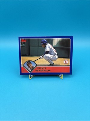 2003 Topps - Rickey Henderson #72 - Boston Red Sox EX-NM