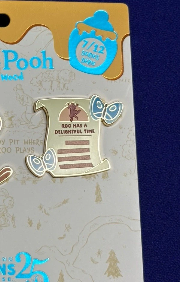 Disney Parks 2025 Winnie The Pooh Hundred Acre Wood Series 7/12 July Pin Set Roo - Image 3 of 4