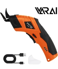 Cordless Electric Scissors, Rechargeable Fabric and Cardboard Cutter