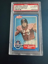 1988 SWELL GREATS #125 ARNIE WEINMEISTER AUTOGRAPH PSA AUTHENTIC