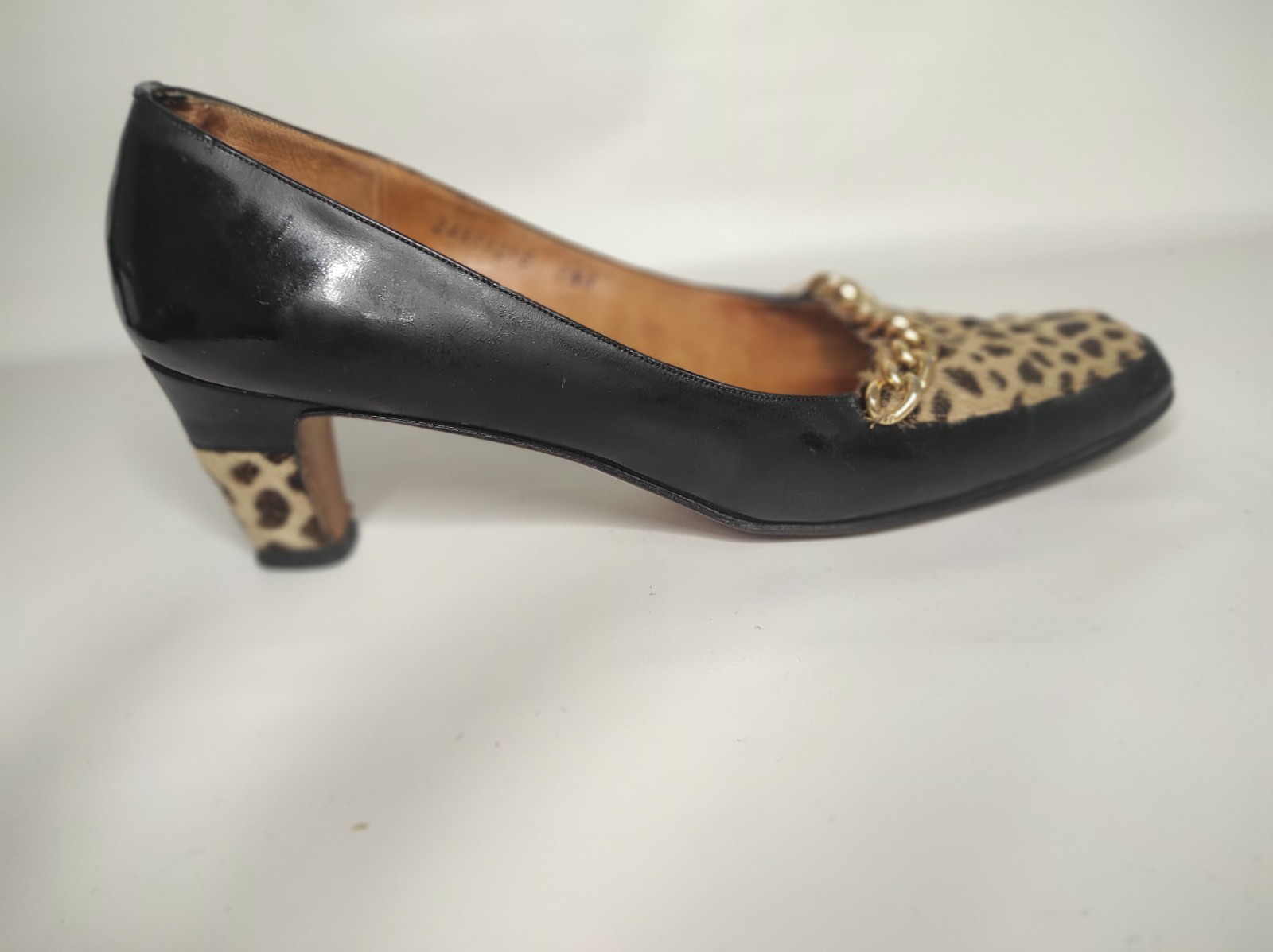 Rosina Ferragamo Schiavone 1960s Baltimore Leopard Shoes,  size 7.5 image 6