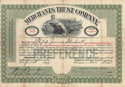 Merchants Trust Company, 1911 - Bild 1 von 2