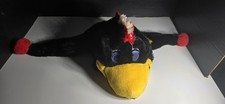 CHICAGO BLACKHAWKS NHL HOCKEY WINTER Hat Tommy Hawk Mascot W/ Ear Covers & Poms.