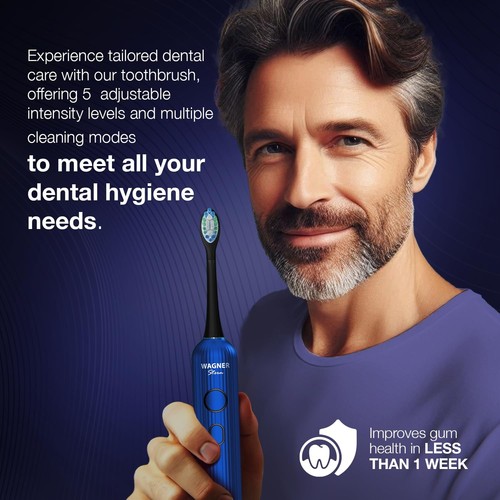 VibroWave Plus Oscillation & Vibration Sonic Electric Toothbrush with 4 Brush... - Picture 4 of 6
