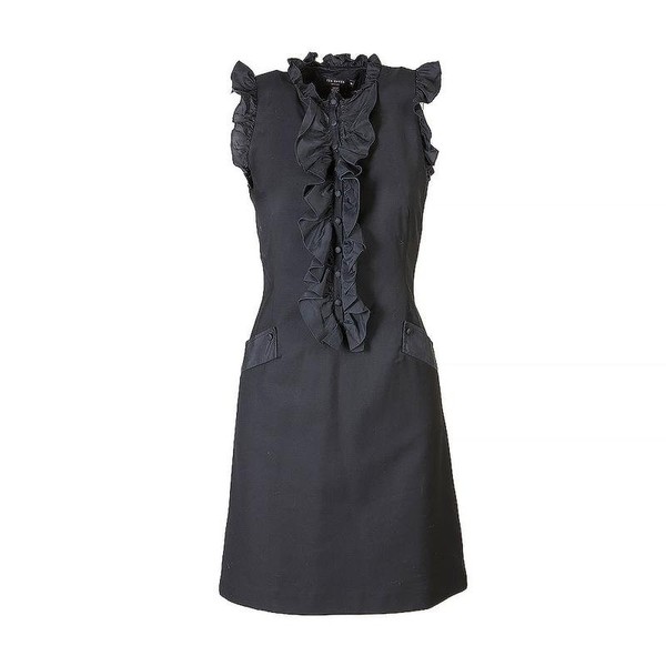 Women Ted Baker Dress Black Wool 36 / S