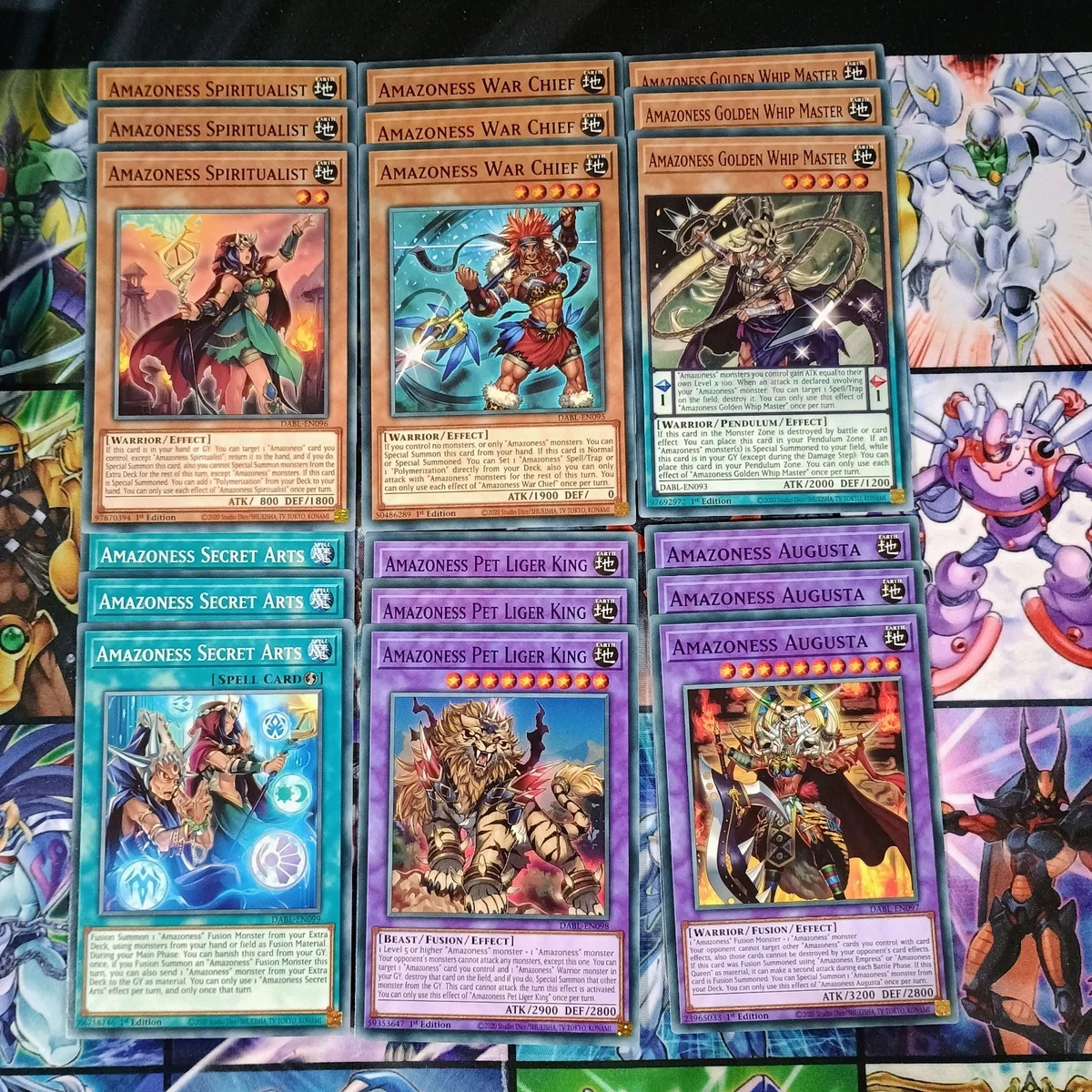 yugioh amazoness deck 2018 YuGiOh 2018 Mega-Tins Mega Pack Common Amazoness Empress MP18-EN167 main image 1