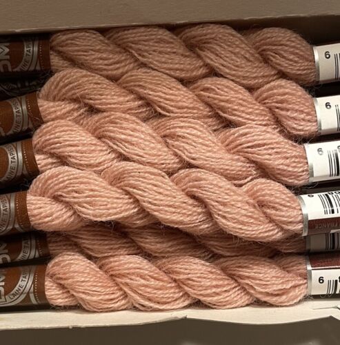 DMC Wool Embroidery Floss Medicis Pink 8224 27.3yd Skein Box Of 10 - Picture 2 of 6