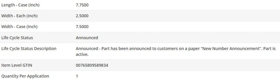 Filtro de aceite tipo OEM WIX para GMC P1000 1966 L4-2,5 L Foto 4 de 4