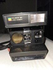 Vintage Polaroid Sun 660 Camera With Carrying Bag And Manual UNTESTED 