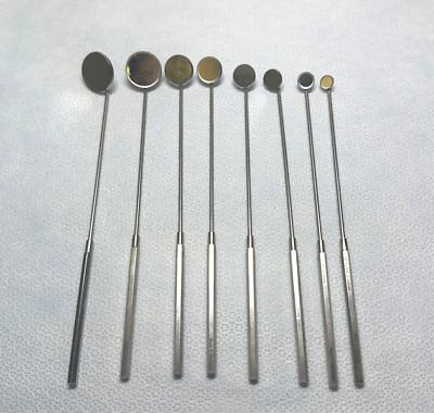 Integra Set of 8 Laryngeal Mirrors ENT | eBay