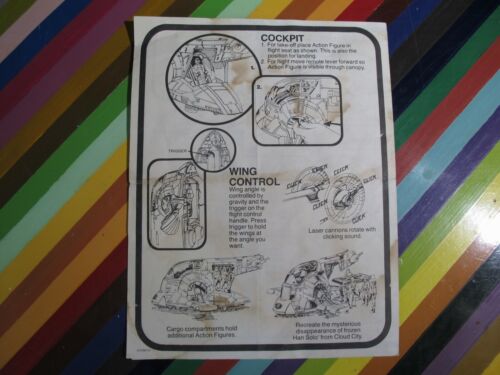 vtg 1980s ESB Star Wars ephemera - toy instruction manuals, stickers, insert - Picture 129 of 199