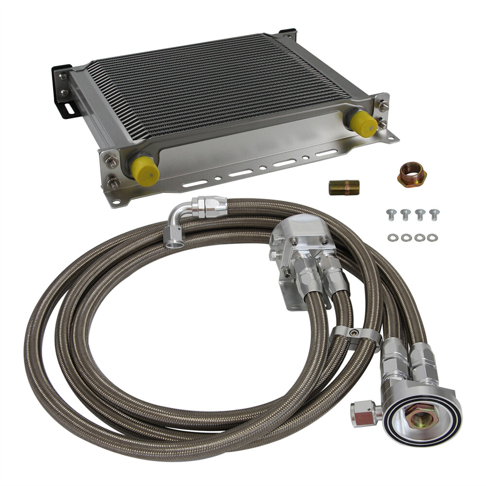 Radiatore Olio Motore 10AN Universal 30 Row 10AN Transmission Engine ...