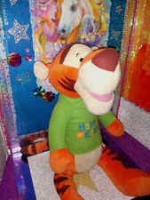 Dan Dee / Disney Easter "Tigger" w/"Happy Easter" Green Shirt 24" Plush