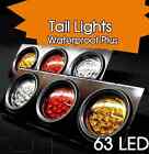 <!--F#f_0-->2 X 12V LED TAIL LIGHTS TRAILER 63 LED TRUCK UTE STOP INDICATOR BRAKE LIGHT LAMP<!--F/-->