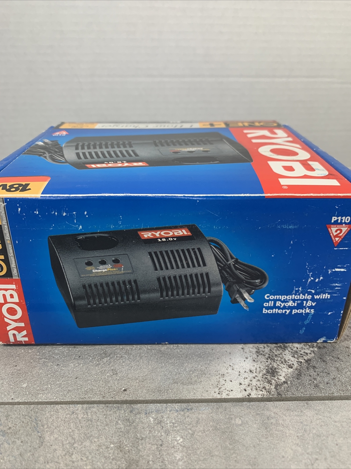 Ryobi ChargePlus+ Battery Charger 18.0V P110 Class 2 NiCd 1423701 eBay