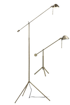 Leuchtenset Small Studio Standlampe + Tischlampe Fassung G9 Leuchten aus Nickel