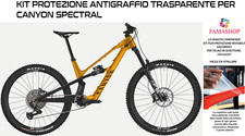 KIT PELLICOLA PROTEZIONE TRASPARENTE PER BICI MTB CANYON SPECTRAL