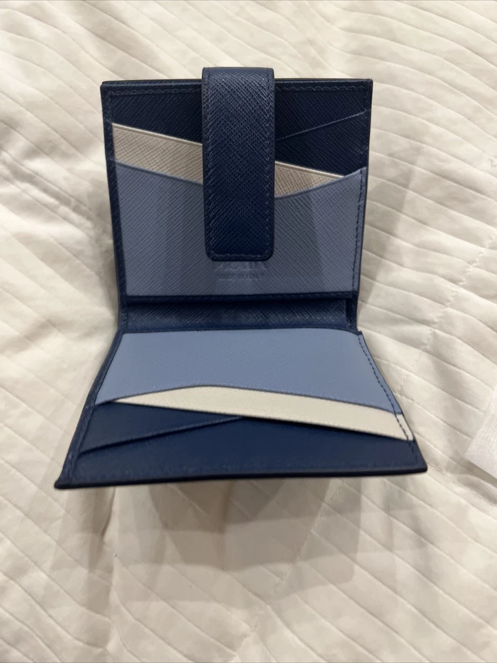 Prada Mens Saffiano Leather Strap Cardholder - Image 2 of 3