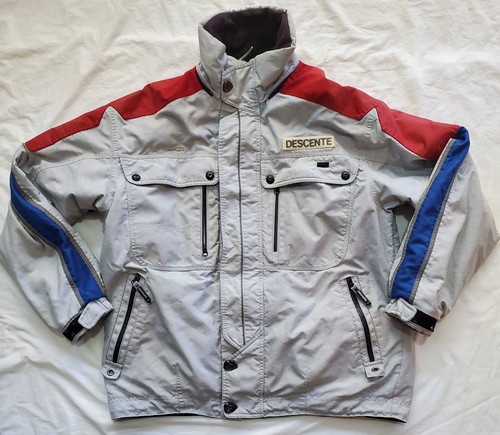 Descente Light Grey Ski SnowboardJacket Men's XL
