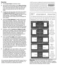 10x RBT Stereo Slide 3D Mounts - you select size (Realist, European, Full Frame)