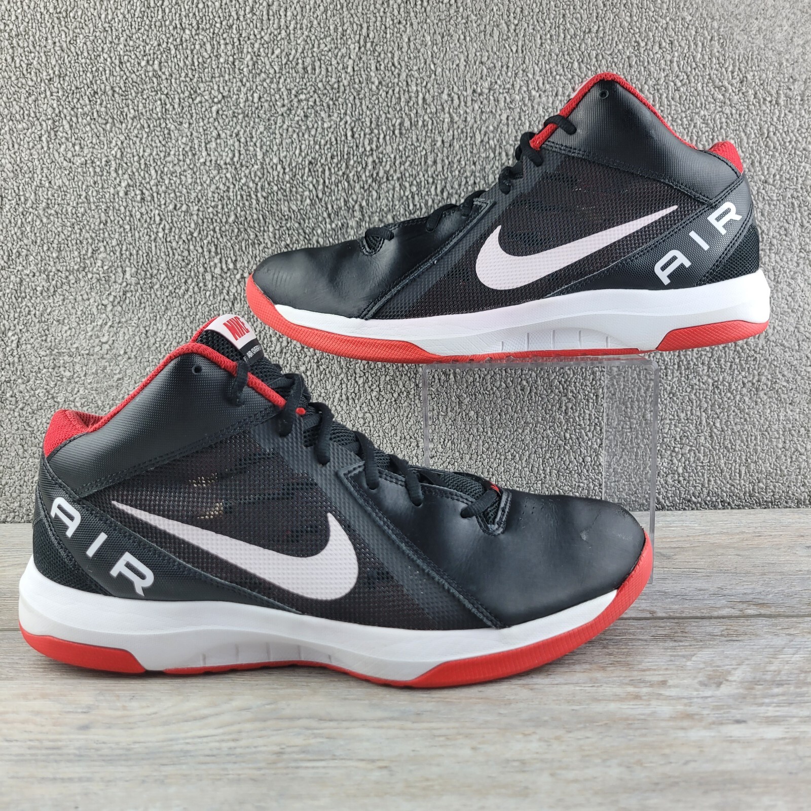 Nike Basketball Shoes Men's 12 Air Overplay IX Mid Bl… Gem