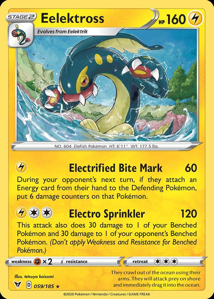 Pokemon Eelektross (59/203) Vivid Voltage LP