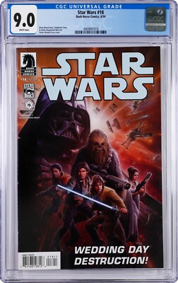 Star Wars #18 CGC 9.0 (Jun 2014, Dark Horse) Brian Wood Story, Leia, Mon Mothma