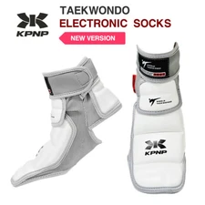 KPNP Taekwondo Electronic Socks (E-Foot Protector) with KPNP Pouch ⭐New Version⭐