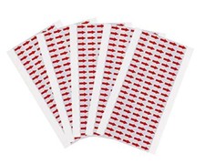 500 Counts 1/2 Inch Small Rectangle Self Adhesive Red Arrow Sticker