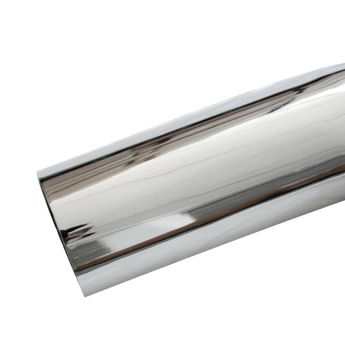 New Chrome 90 Degree Bent Elbow 4" ID/OD x 18" Arms Exhaust Truck Pipe - Picture 4 of 8