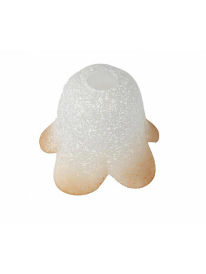 Vetro Ricambio Per Lampadario - Coppa Liscia Ambra, Attacco E14, Diam. 13.5cm - Foto 11