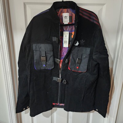 New Adidas Originals Men's Chinese New Year CNY Coach Jacket Black
