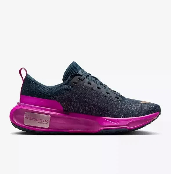 Zoomx Invincible Run FK 3 Women Multi Sz Armory Navy/MTLC Red