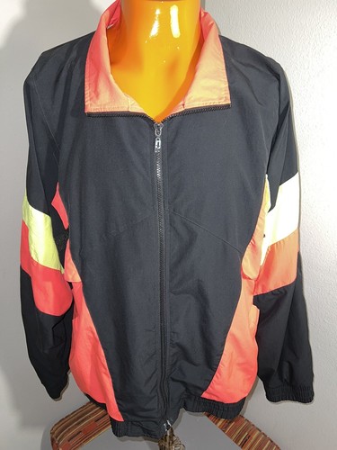 A6 VINTAGE 90s Prince Cross Sport Windbreaker Jacket Size Men Large Fresh Prince - Picture 2 of 17